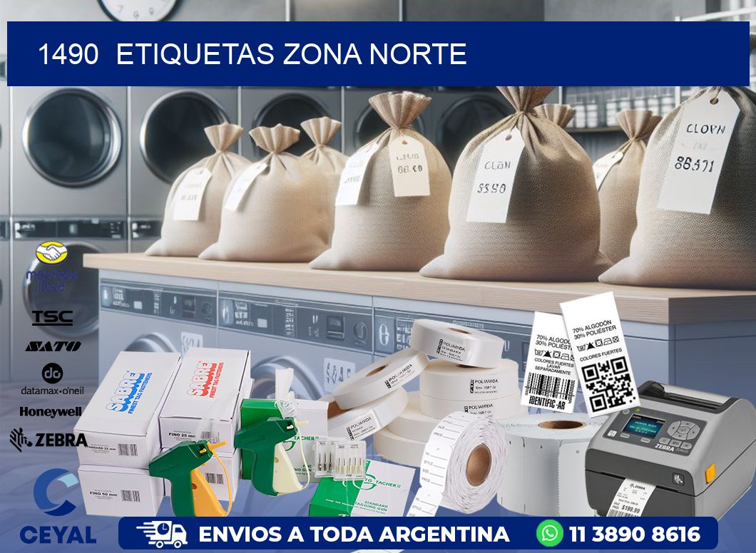 1490  ETIQUETAS ZONA NORTE