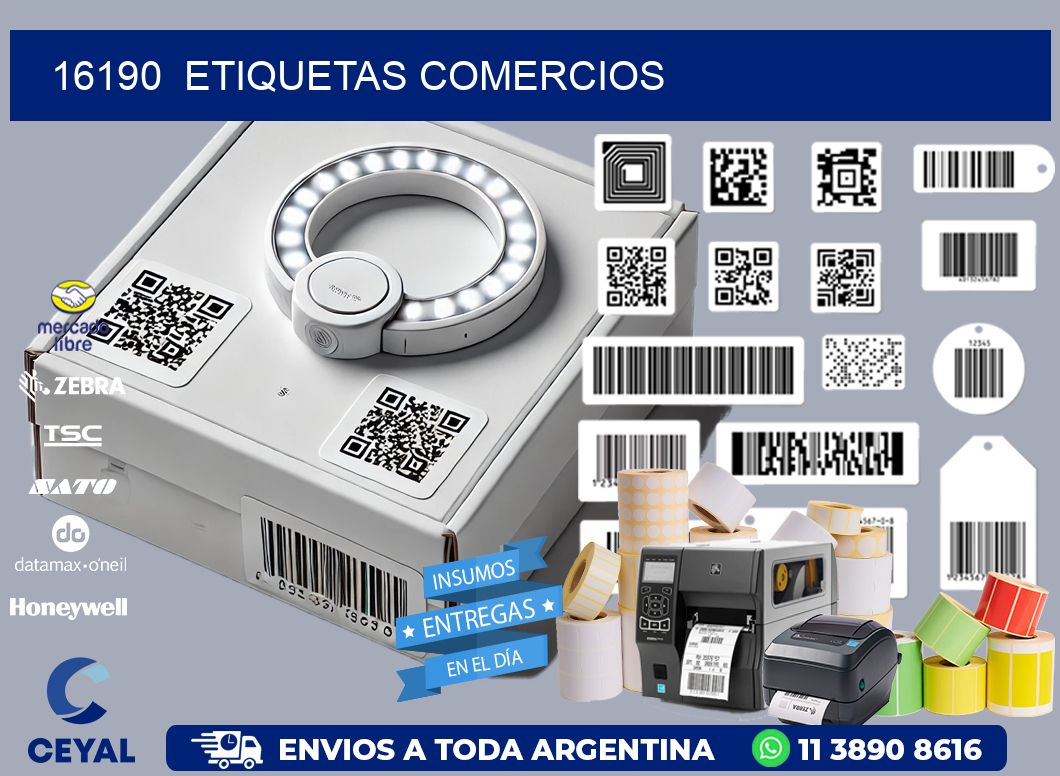 16190  ETIQUETAS COMERCIOS