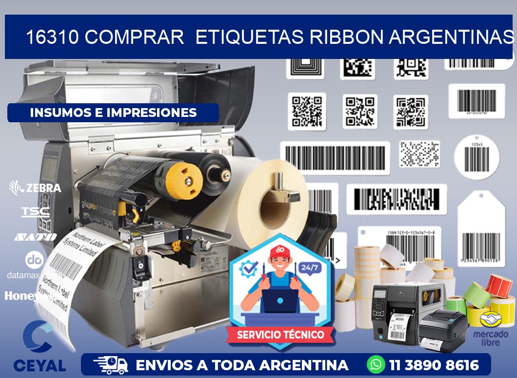 16310 COMPRAR ETIQUETAS RIBBON ARGENTINAS