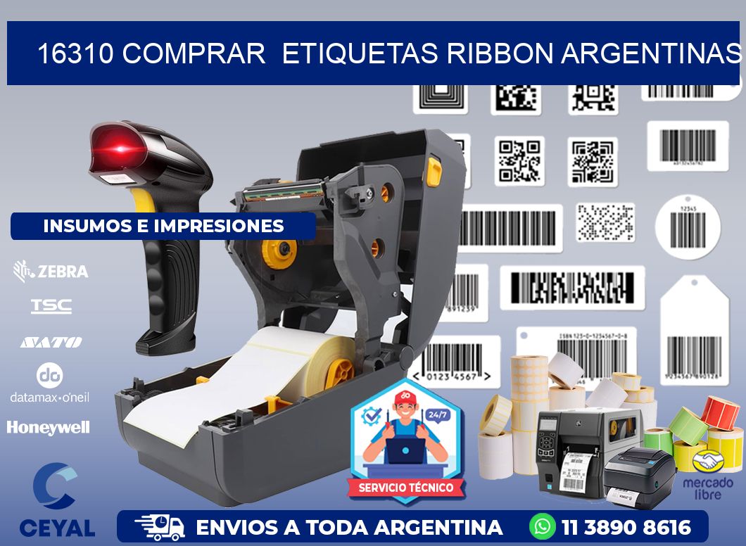 16310 COMPRAR ETIQUETAS RIBBON ARGENTINAS