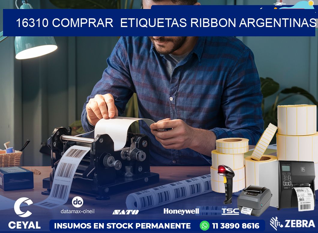 16310 COMPRAR  ETIQUETAS RIBBON ARGENTINAS
