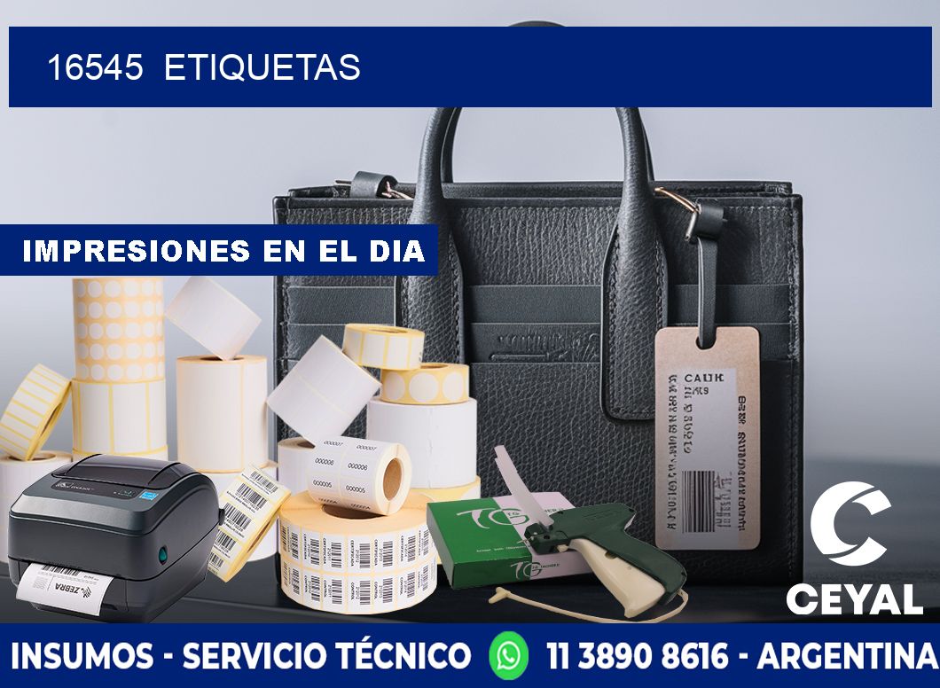 16545  ETIQUETAS