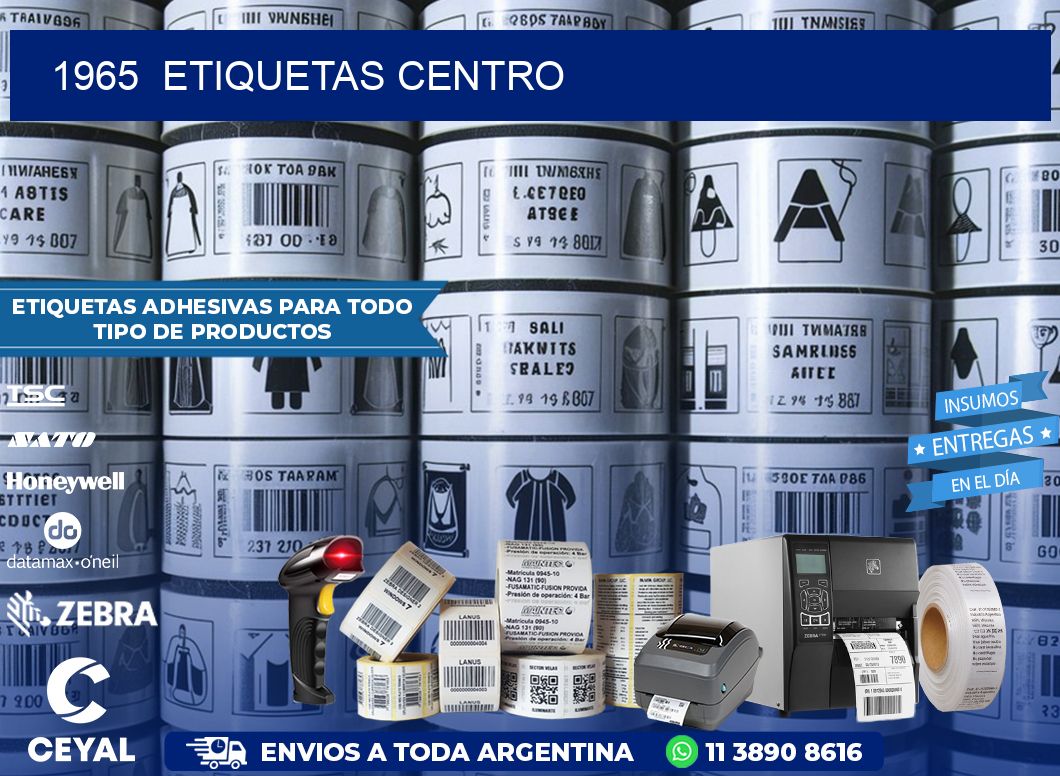1965 ETIQUETAS CENTRO