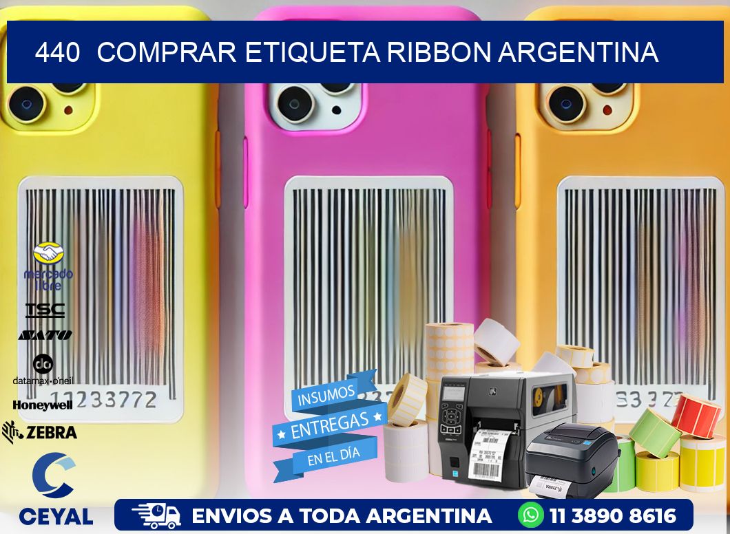 440 COMPRAR ETIQUETA RIBBON ARGENTINA