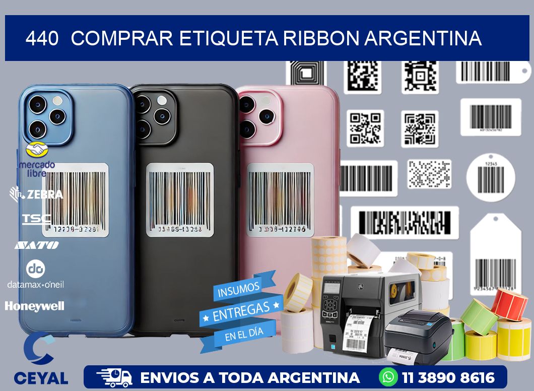 440 COMPRAR ETIQUETA RIBBON ARGENTINA