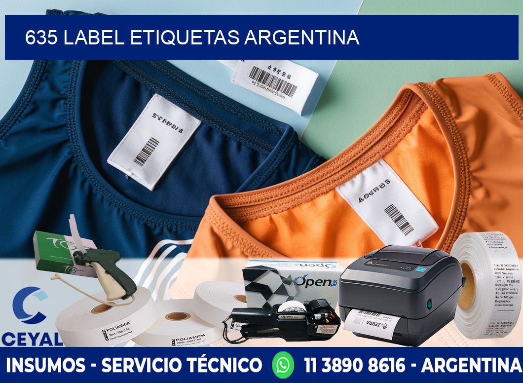 635 LABEL ETIQUETAS ARGENTINA