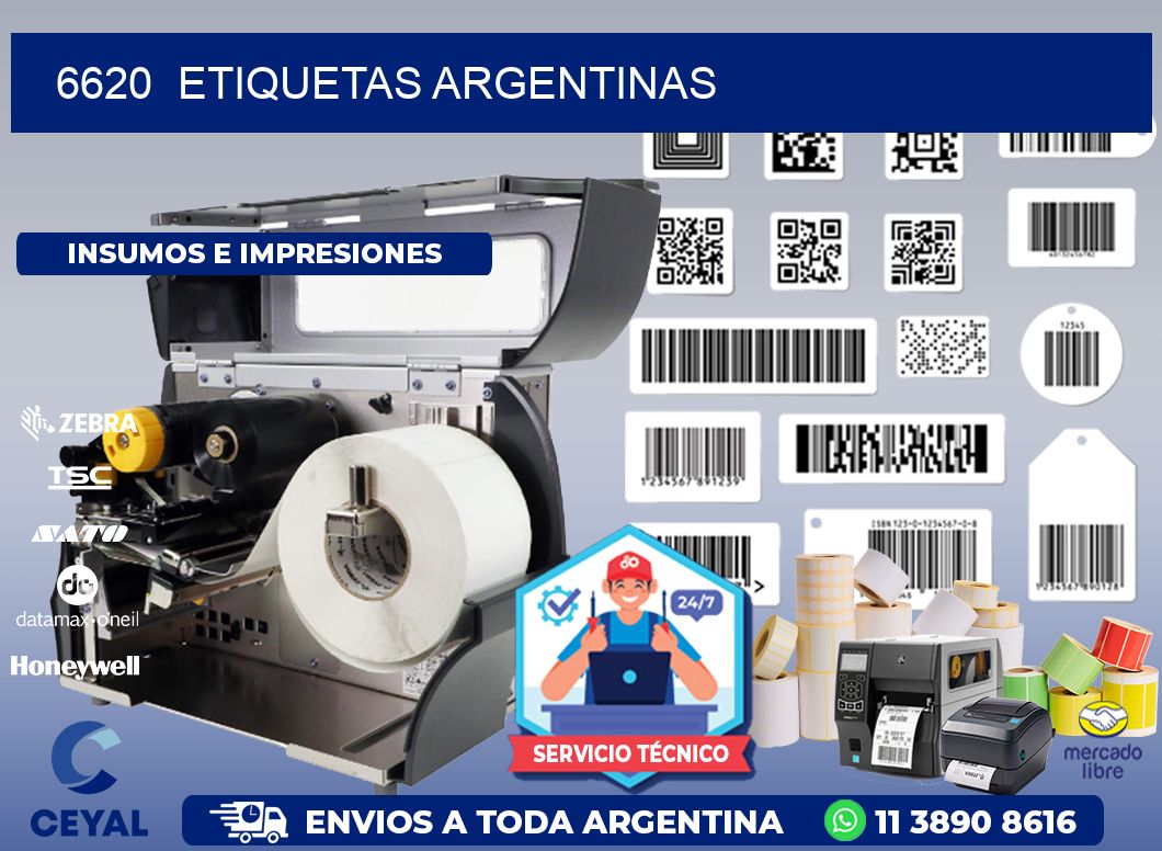 6620  ETIQUETAS ARGENTINAS