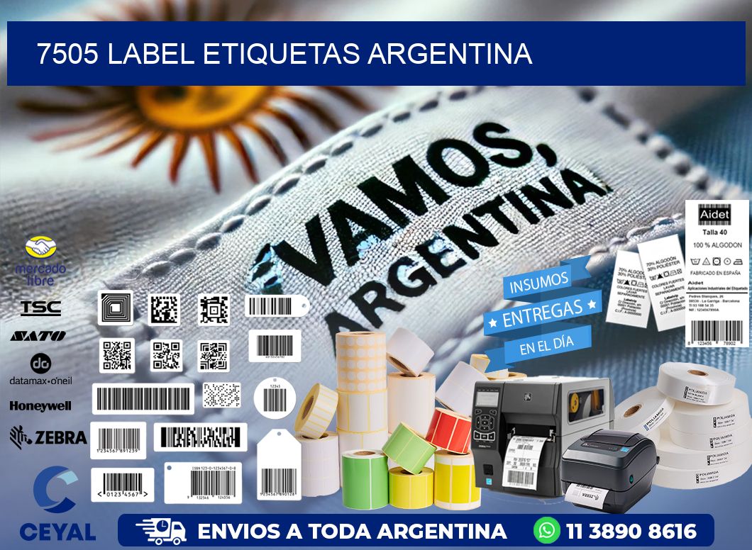 7505 LABEL ETIQUETAS ARGENTINA