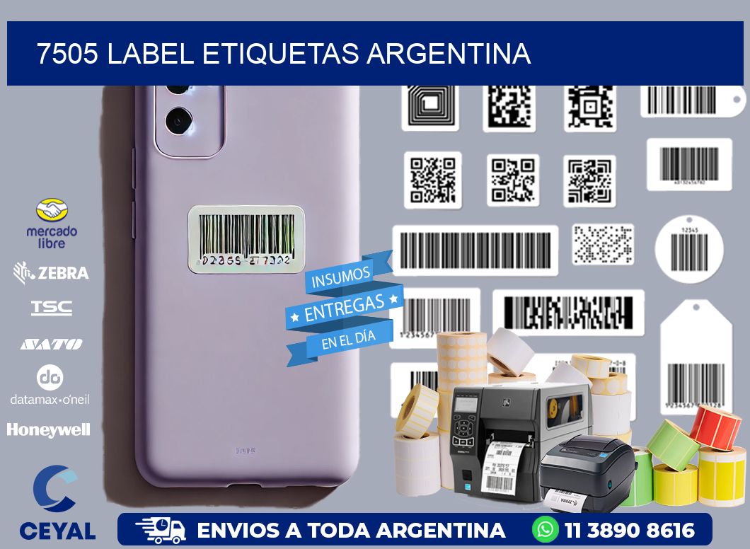 7505 LABEL ETIQUETAS ARGENTINA