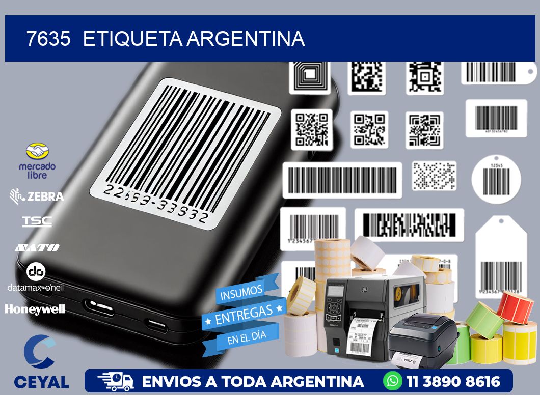 7635  ETIQUETA ARGENTINA
