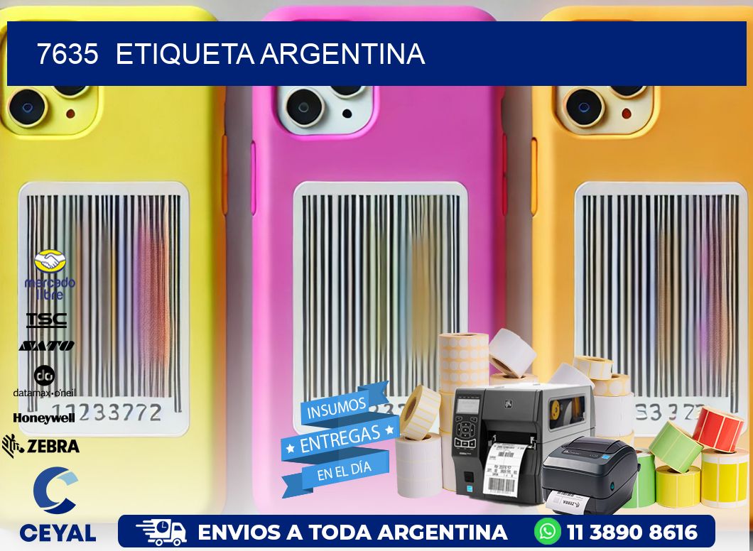 7635  ETIQUETA ARGENTINA