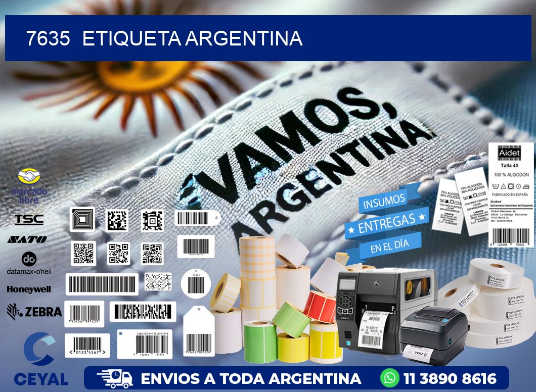 7635  ETIQUETA ARGENTINA