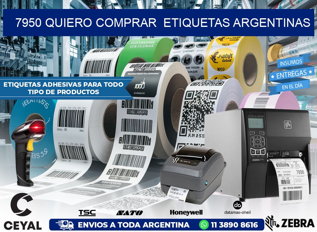 7950 QUIERO COMPRAR ETIQUETAS ARGENTINAS