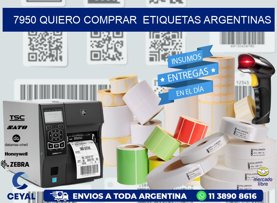 7950 QUIERO COMPRAR ETIQUETAS ARGENTINAS
