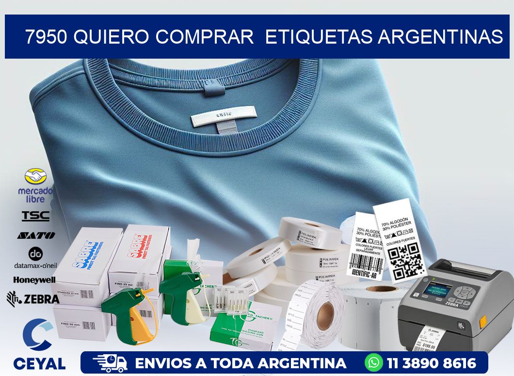 7950 QUIERO COMPRAR ETIQUETAS ARGENTINAS