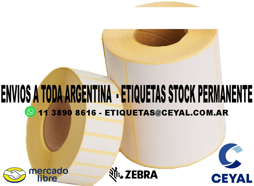 800 ETIQUETAS RIBBON 23 x 66