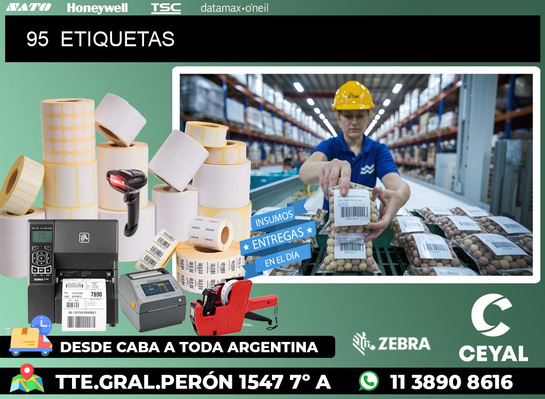95 ETIQUETAS
