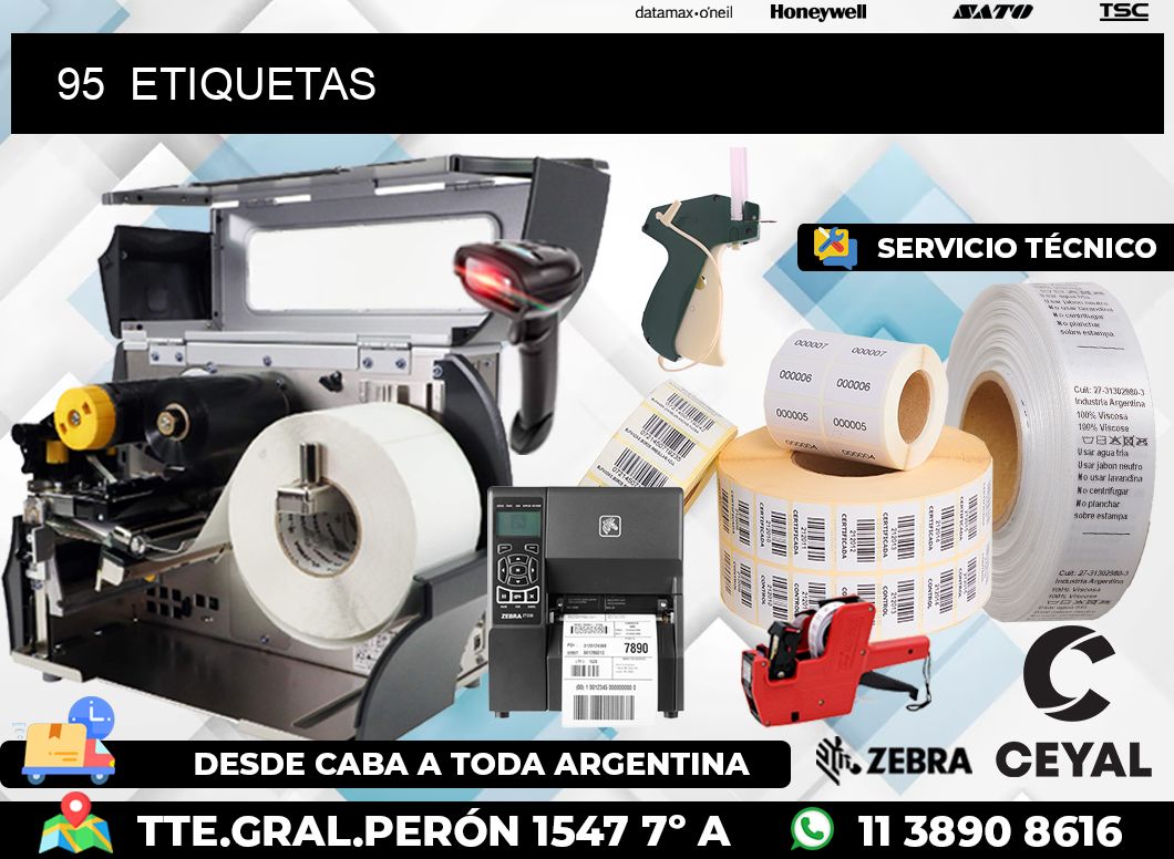 95 ETIQUETAS