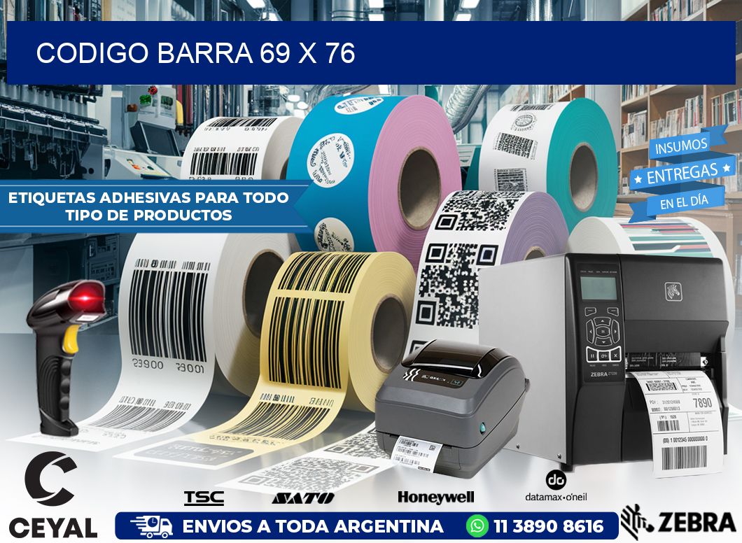 CODIGO BARRA 69 x 76