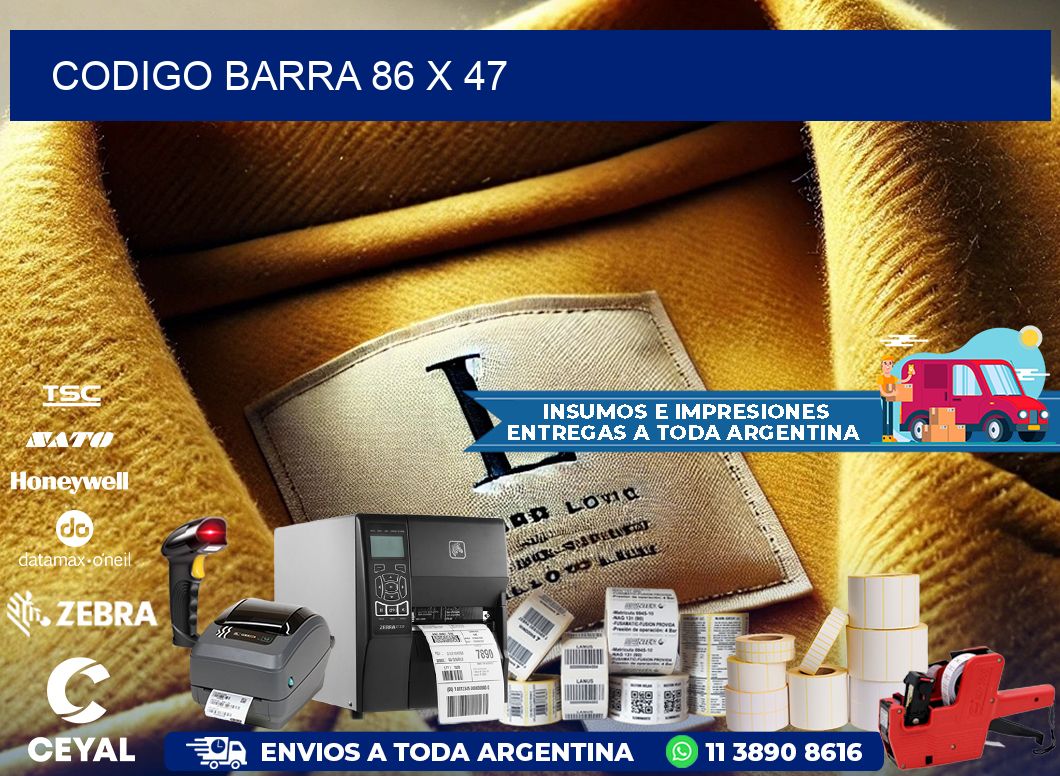 CODIGO BARRA 86 x 47