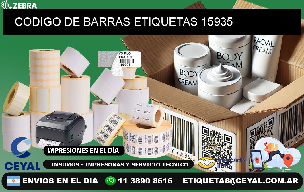 CODIGO DE BARRAS ETIQUETAS 15935