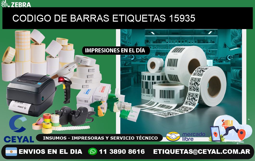 CODIGO DE BARRAS ETIQUETAS 15935