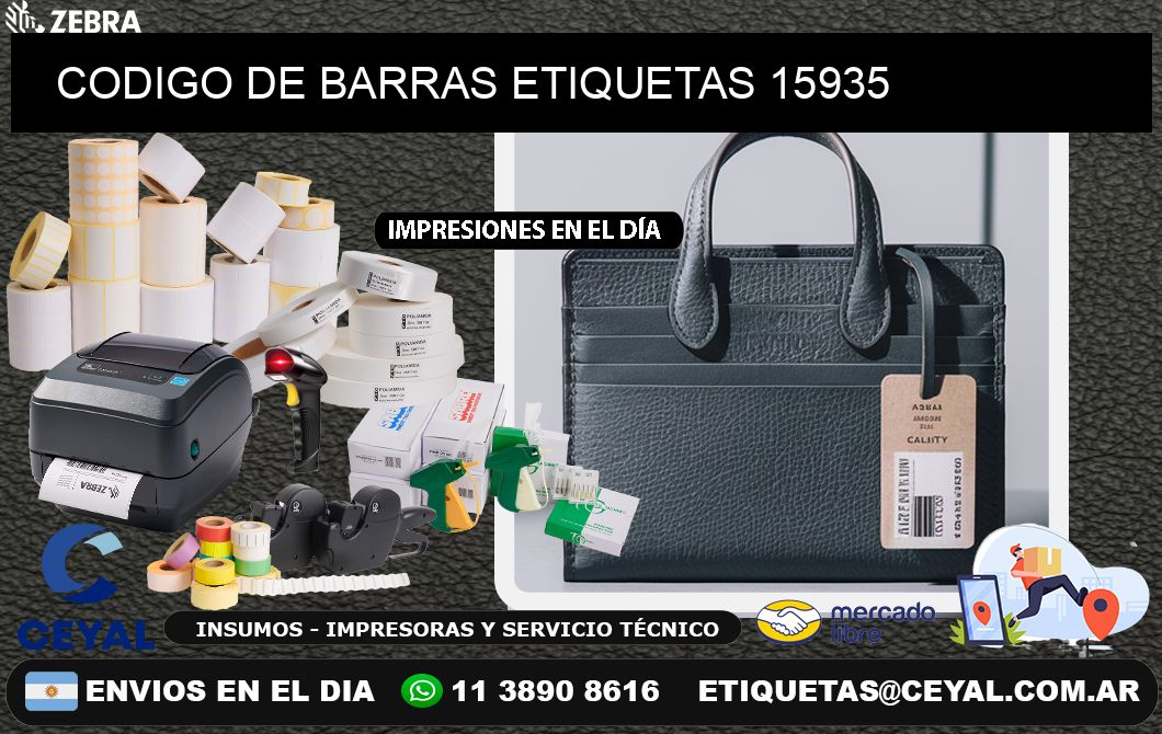 CODIGO DE BARRAS ETIQUETAS 15935