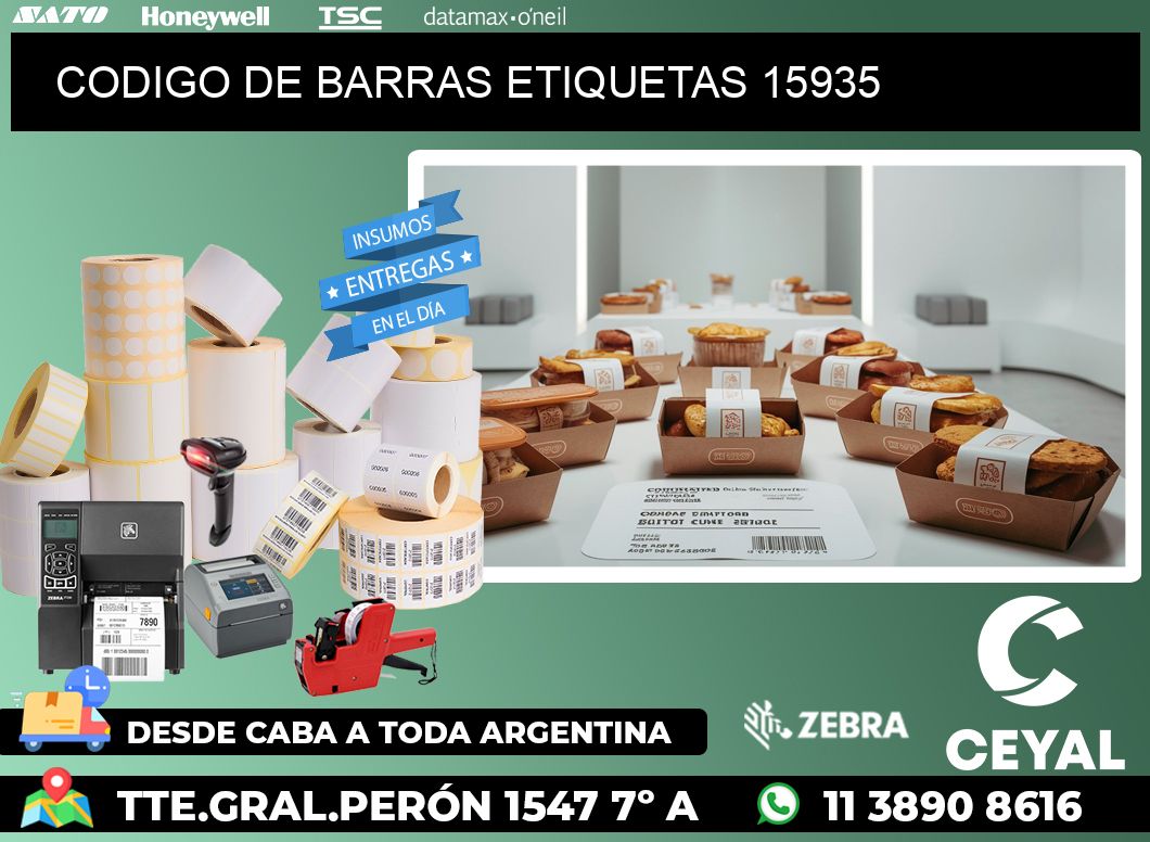 CODIGO DE BARRAS ETIQUETAS 15935