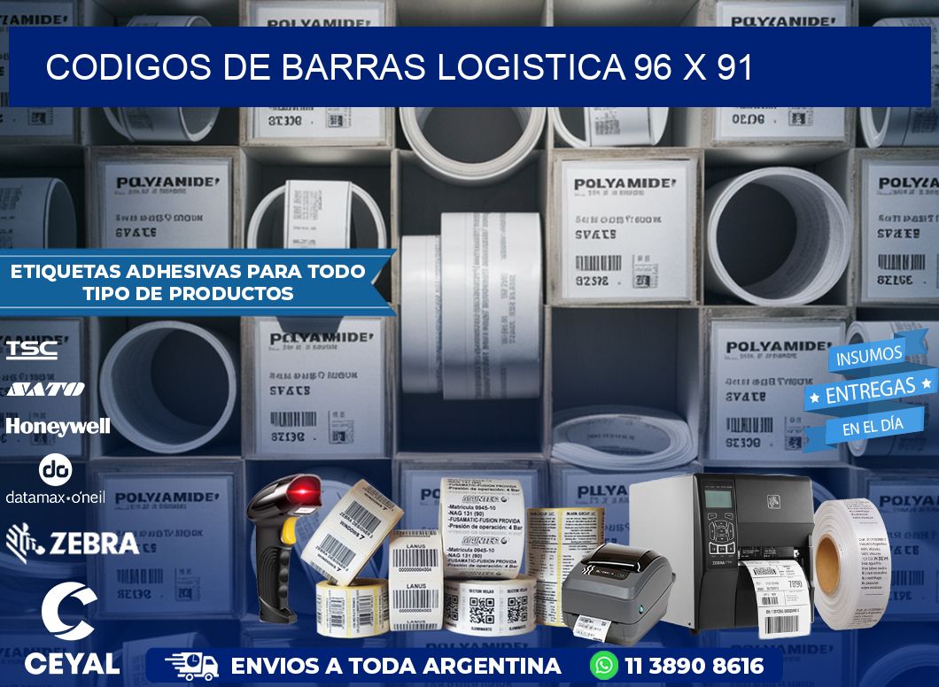 CODIGOS DE BARRAS LOGISTICA 96 x 91