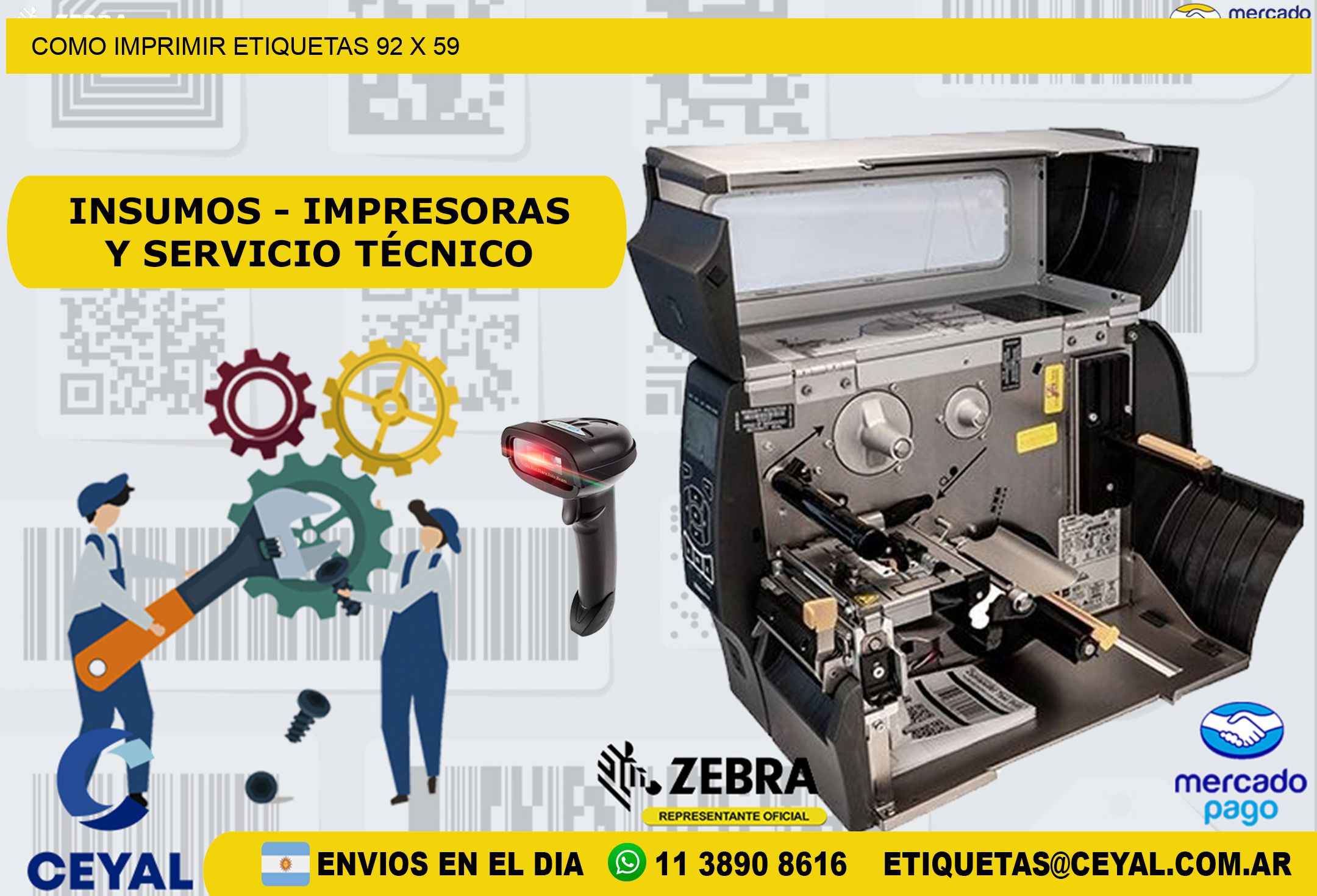COMO IMPRIMIR ETIQUETAS 92 x 59