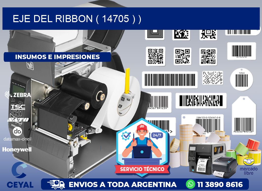 EJE DEL RIBBON ( 14705 ) )