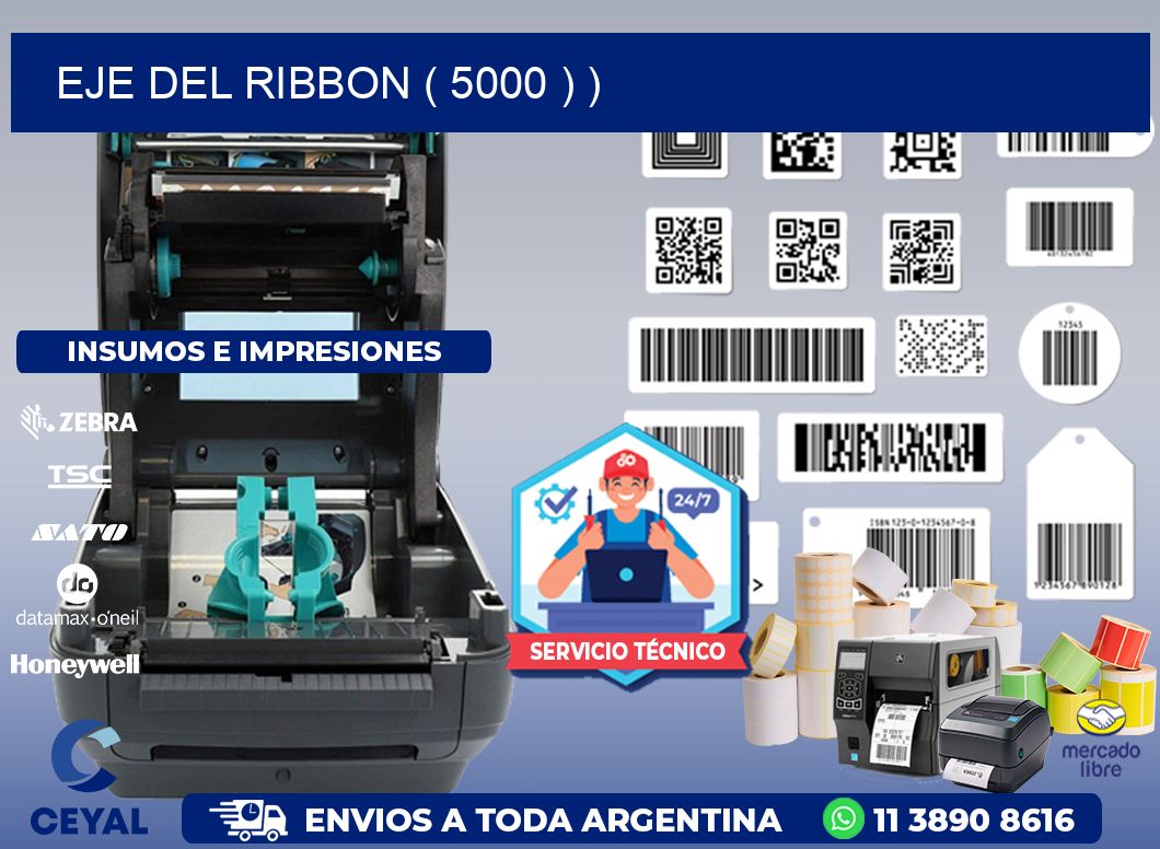 EJE DEL RIBBON ( 5000 ) )