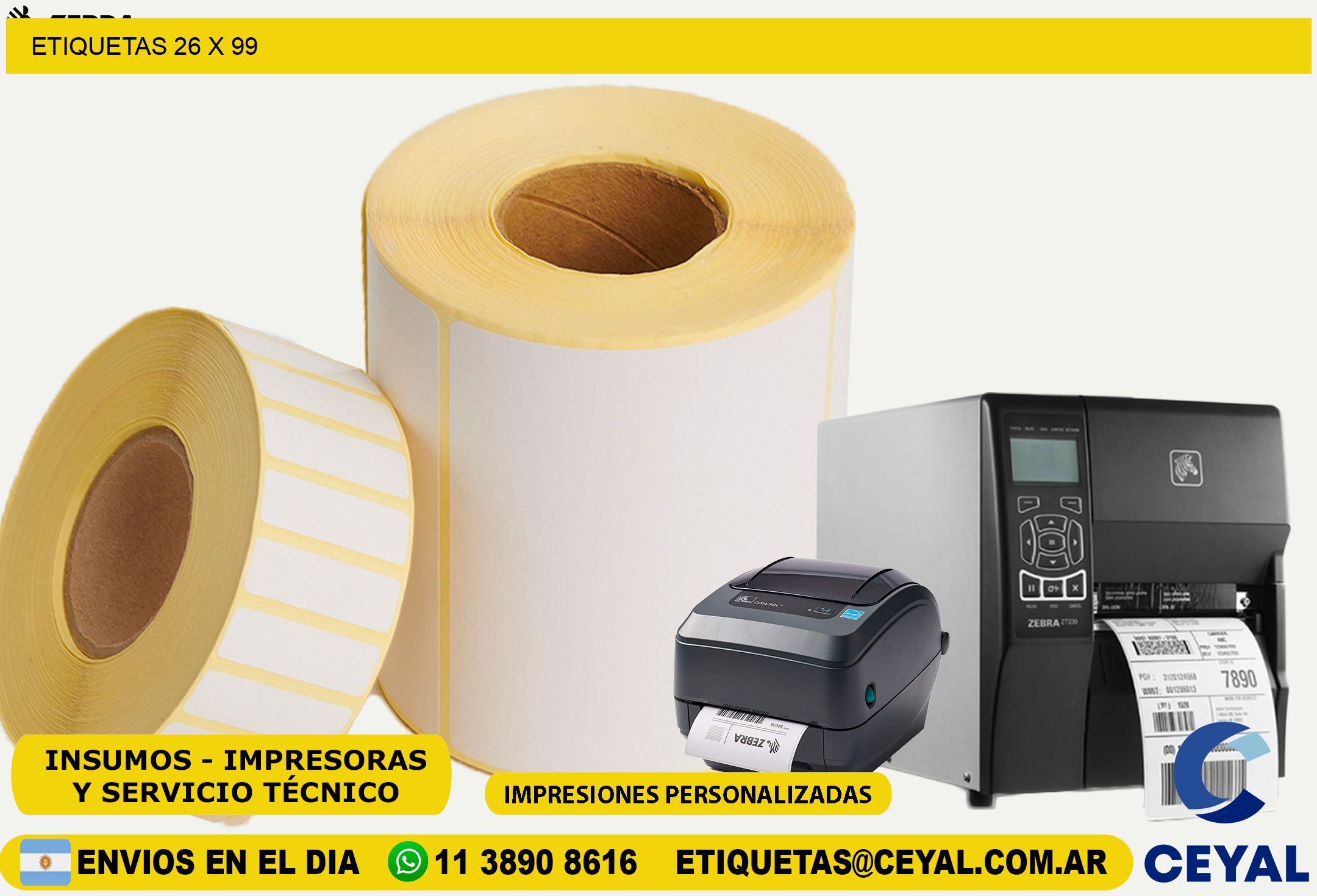 ETIQUETAS 26 x 99