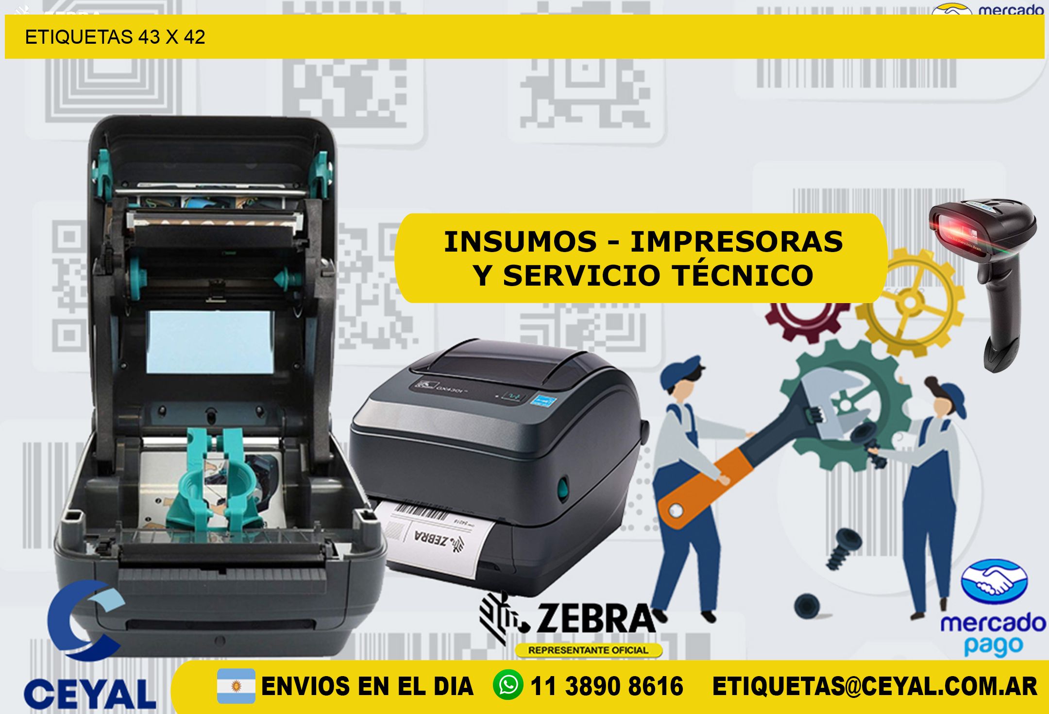 ETIQUETAS 43 x 42