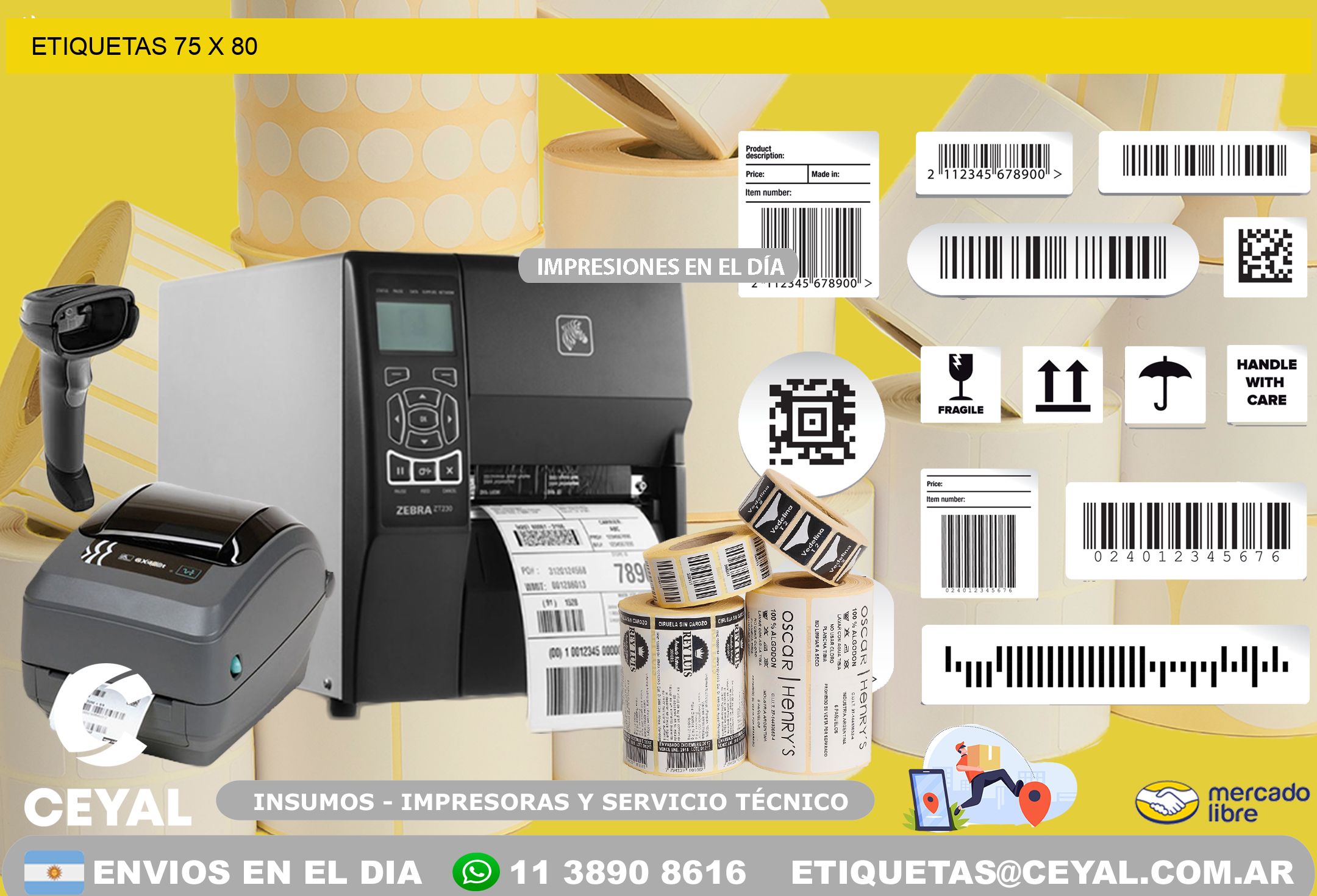 ETIQUETAS 75 x 80