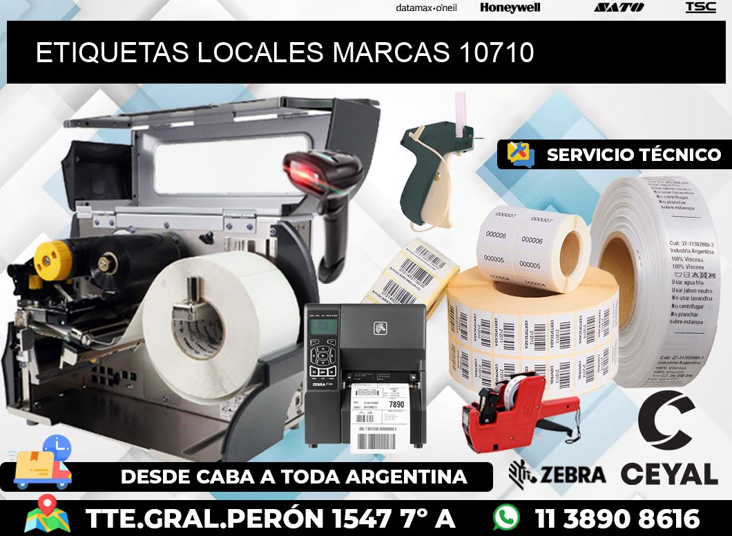 ETIQUETAS LOCALES MARCAS 10710