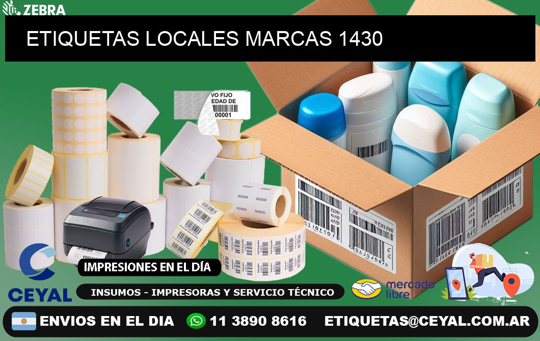 ETIQUETAS LOCALES MARCAS 1430