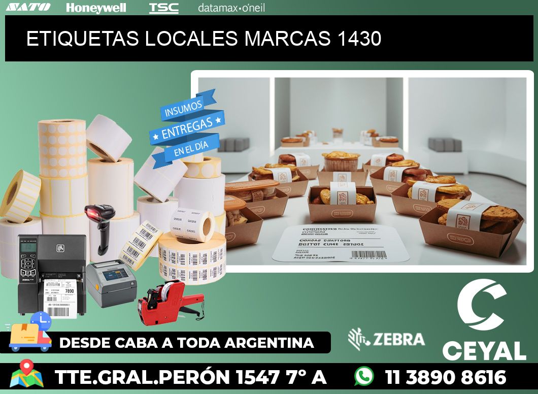 ETIQUETAS LOCALES MARCAS 1430
