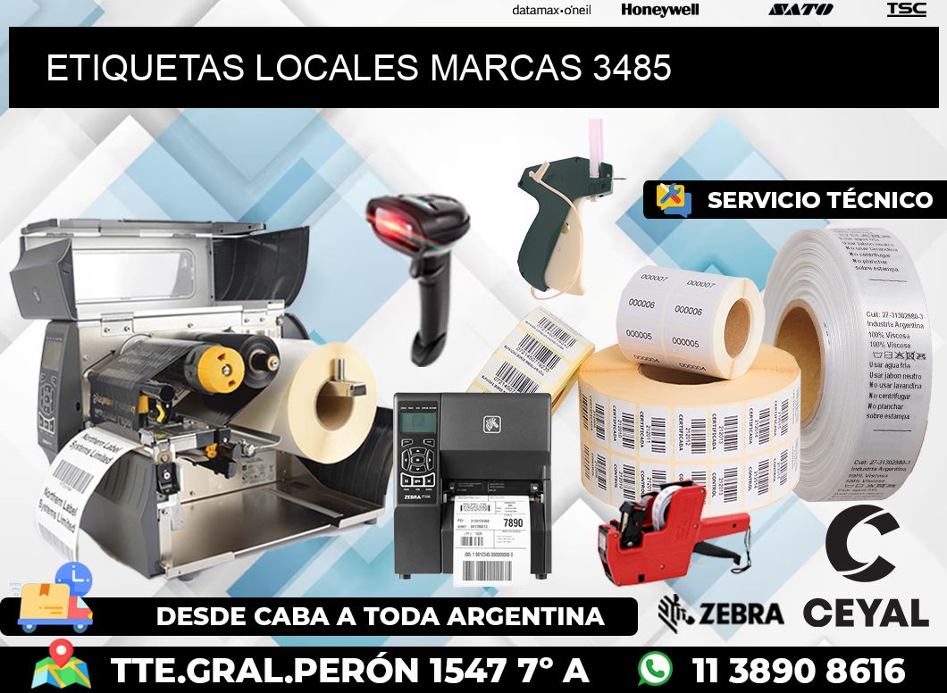 ETIQUETAS LOCALES MARCAS 3485
