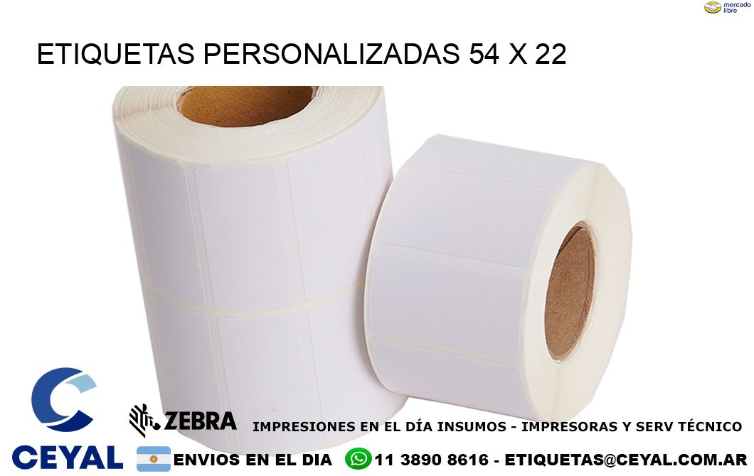 ETIQUETAS PERSONALIZADAS 54 x 22