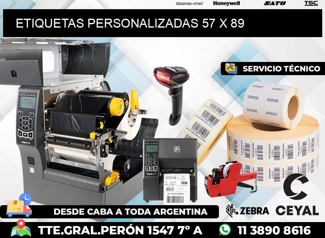 ETIQUETAS PERSONALIZADAS 57 x 89