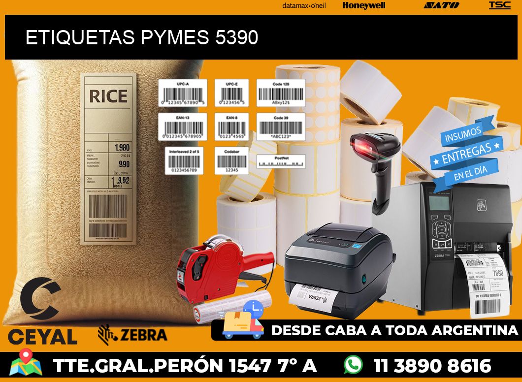 ETIQUETAS PYMES 5390