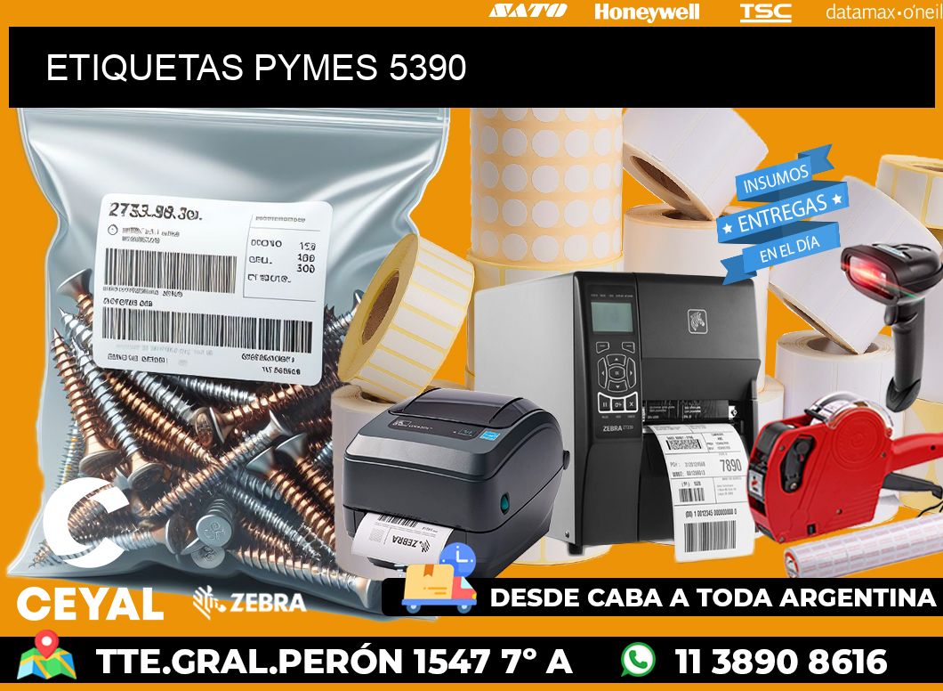 ETIQUETAS PYMES 5390