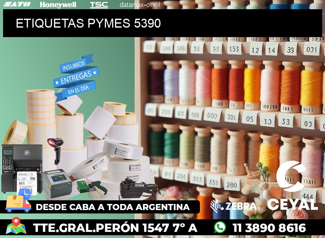 ETIQUETAS PYMES 5390