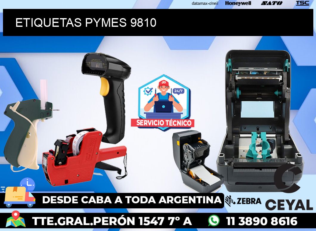 ETIQUETAS PYMES 9810