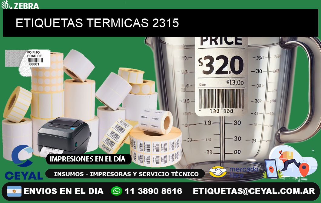 ETIQUETAS TERMICAS 2315