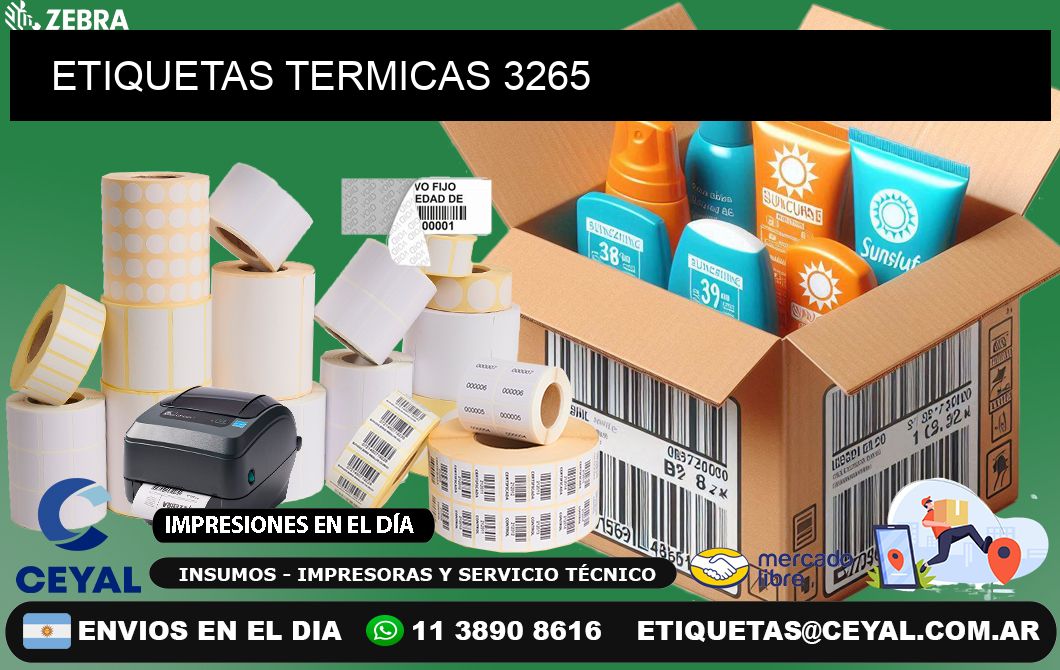 ETIQUETAS TERMICAS 3265