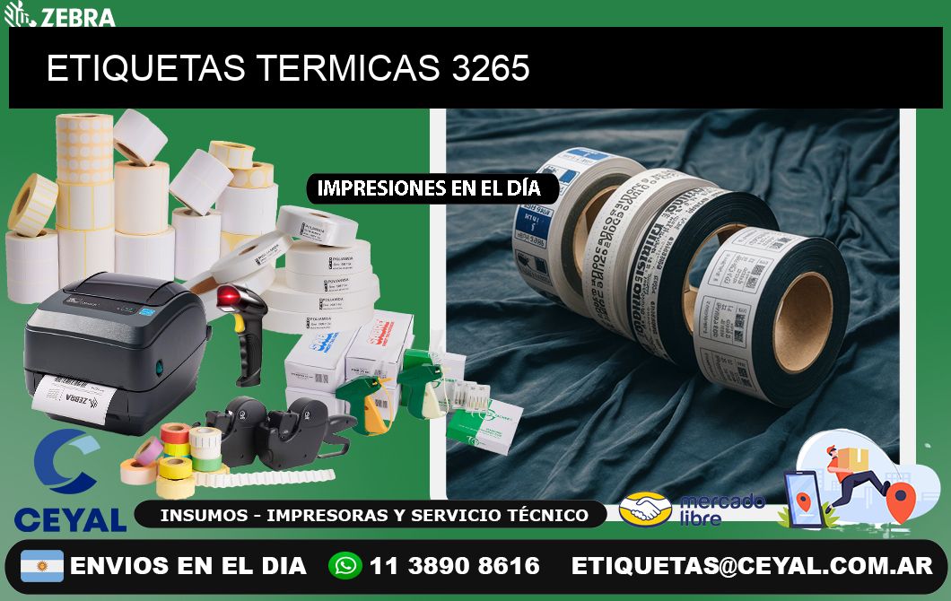 ETIQUETAS TERMICAS 3265