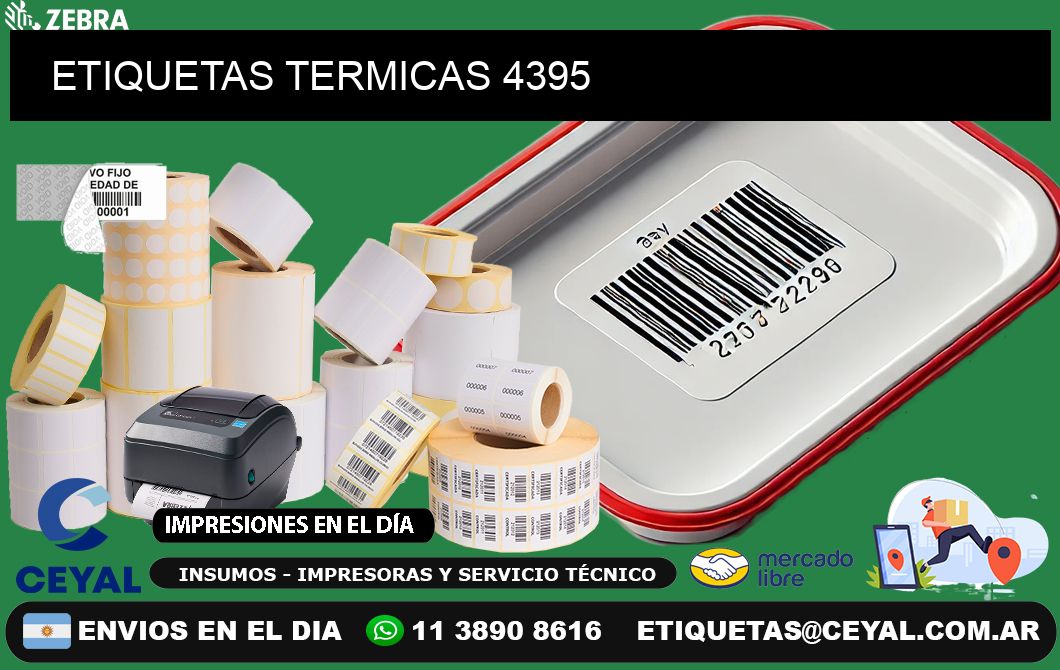 ETIQUETAS TERMICAS 4395