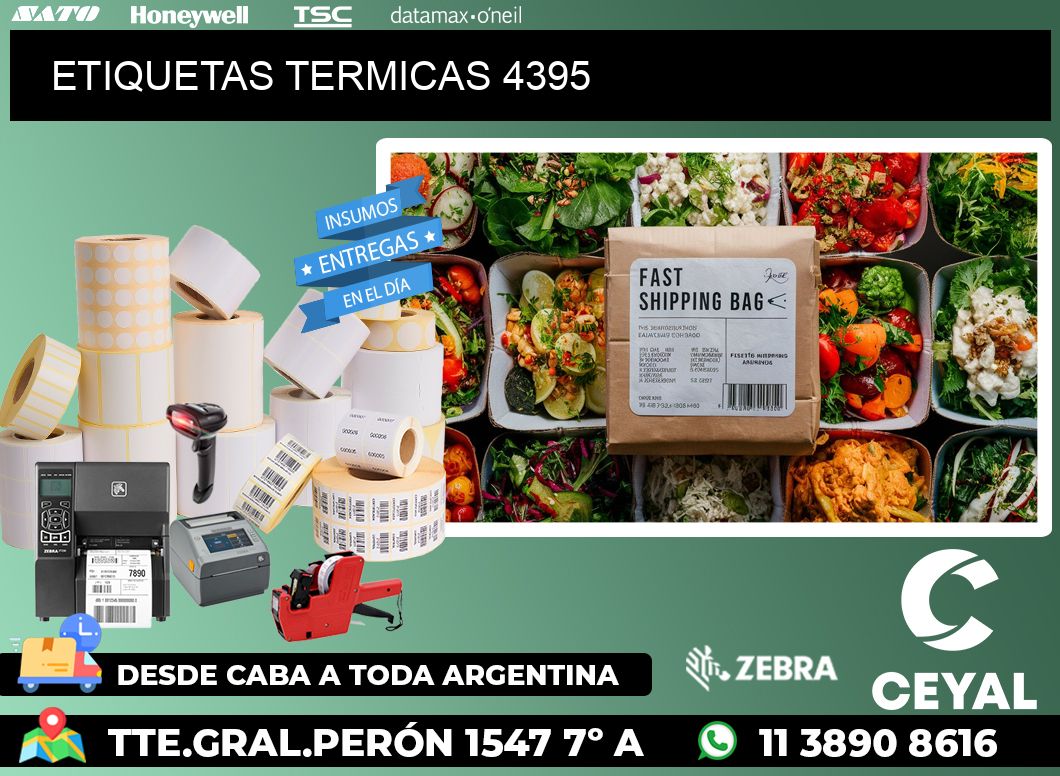 ETIQUETAS TERMICAS 4395